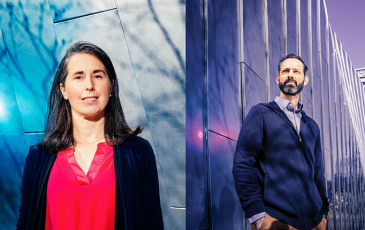 Portraits of Meredith Fowlie and James Sallee